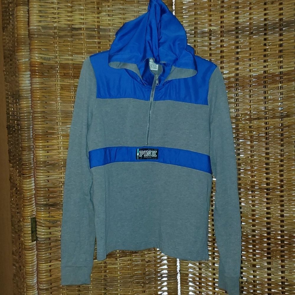 Pink Victoria Secret Hoodie Sweatshirt L